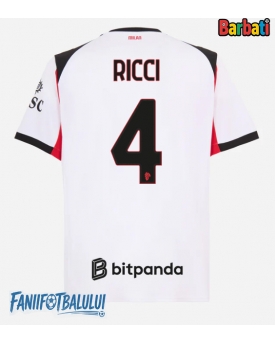 AC Milan Samuele Ricci #4 Tricou Fotbal Replică 2025-26 Barbati Deplasare